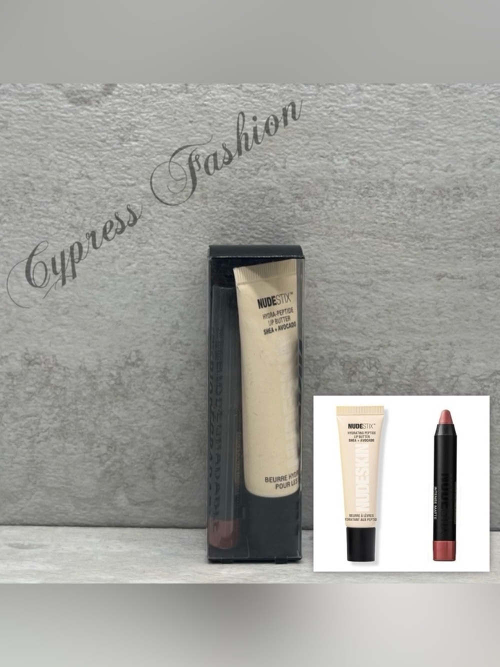 💥 $10 Nudestix Peptide Lip Butter in Clear + Mini Lip Pencil